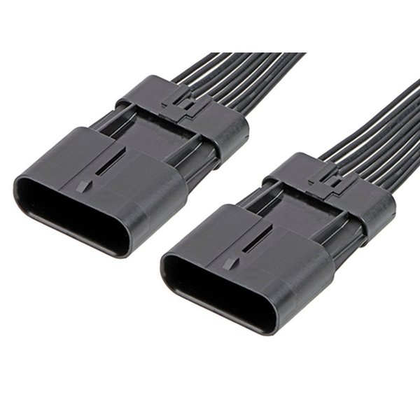 Molex Rectangular Cable Assemblies Squba Ots Cable Plug Sr 1.0Mmm 10Ckt Blk 451461010